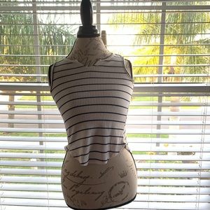 Small Navy and White striped tee